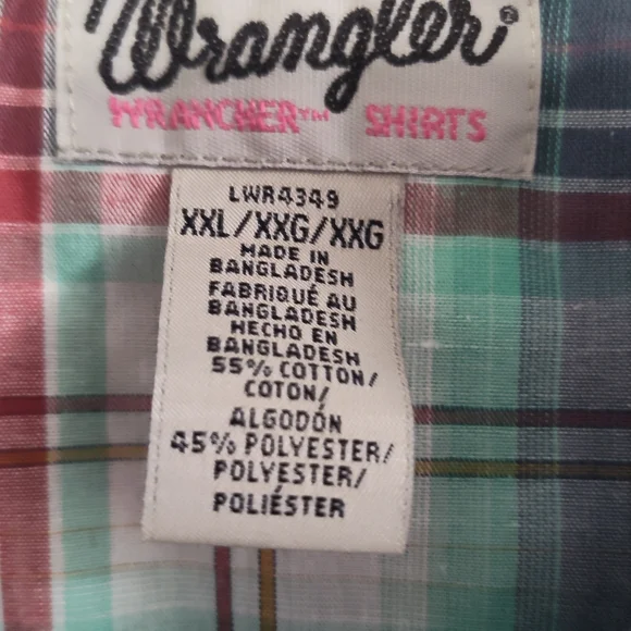 Wrangler Multicolor Plaid Sleeveless Top - Picture 2 of 5